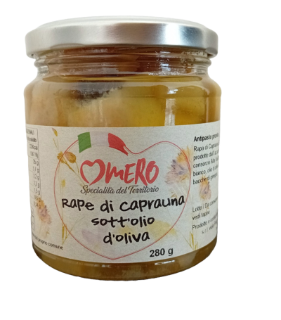 Rape di Caprauna sott'olio 280g