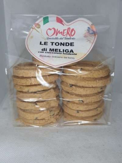 Tonde di meliga e cioccolato fondente 220g